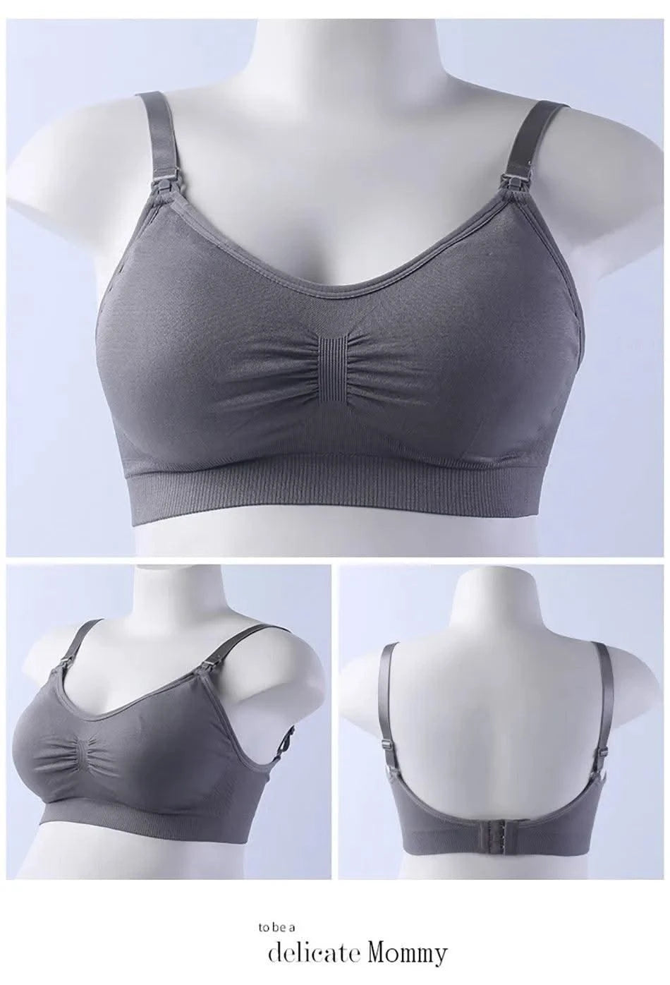 Maternity Bras Double Layer Seamless Bra Pregnancy Clothes Prevent Sagging Breastfeeding Women's Breathable lactancia Bra