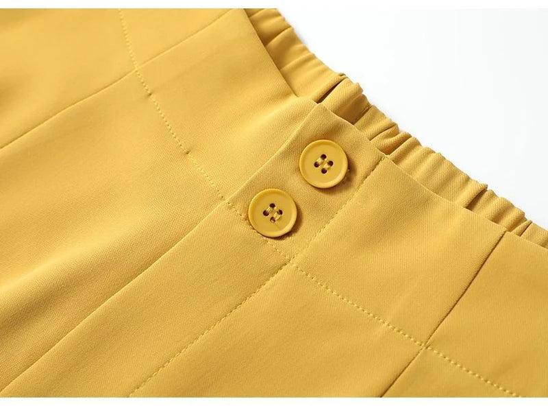 Suit Wide Leg Pants for Women in Summer with A High Waistline  2023 New Loose and Slim Straight Tube Casual Chiffon Pants