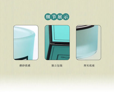 Tiffany Blue Aromatherapy Candle Wedding Return Companion Gift Wrap Fragrance Handmade Soy Wax European Romantic Candle Lamp