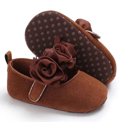 Children's Soft-Soled Flat Shoes With Design | Baby Shoes For All Seasons 0-1 Year Old |Girls Princess Shoes | First Walkers