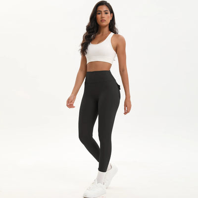 Women Yoga Legging trousers with pocket High Waist Fitness pants Cargo style Cycling Workout Gym Pants Breathable sports pants