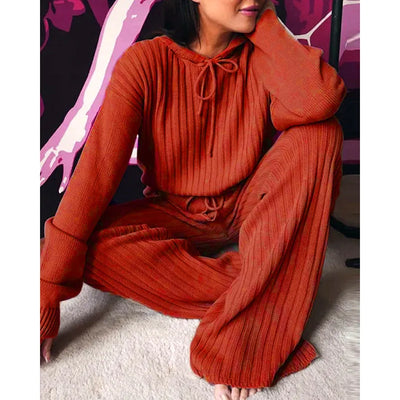 2023 Autumn Casual Wear Women Lounge Tracksuit 2 Piece Set Loose Lounge Sets Ladies Hooded Sweat Suit Outfits Female