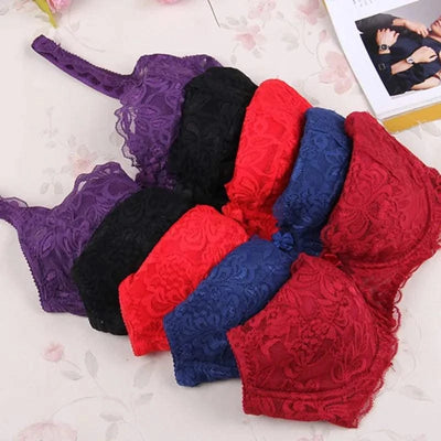 Sexy Lace Bras for Pregnant Women 5/8 Cup Crop Top
