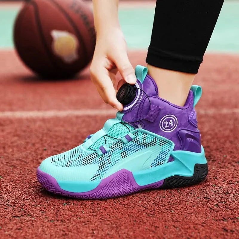 2025 New Children's Basketball Sports Shoes for Boys High Quality Running Kids Shoes Child Sneakers Non-Slip School Shoes - Elanique