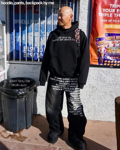 Y2K men Jeans gothic American Pattern letter jeans vintage Casual men women Harajuku Fashion streetwear Hip Hop wide leg jeans