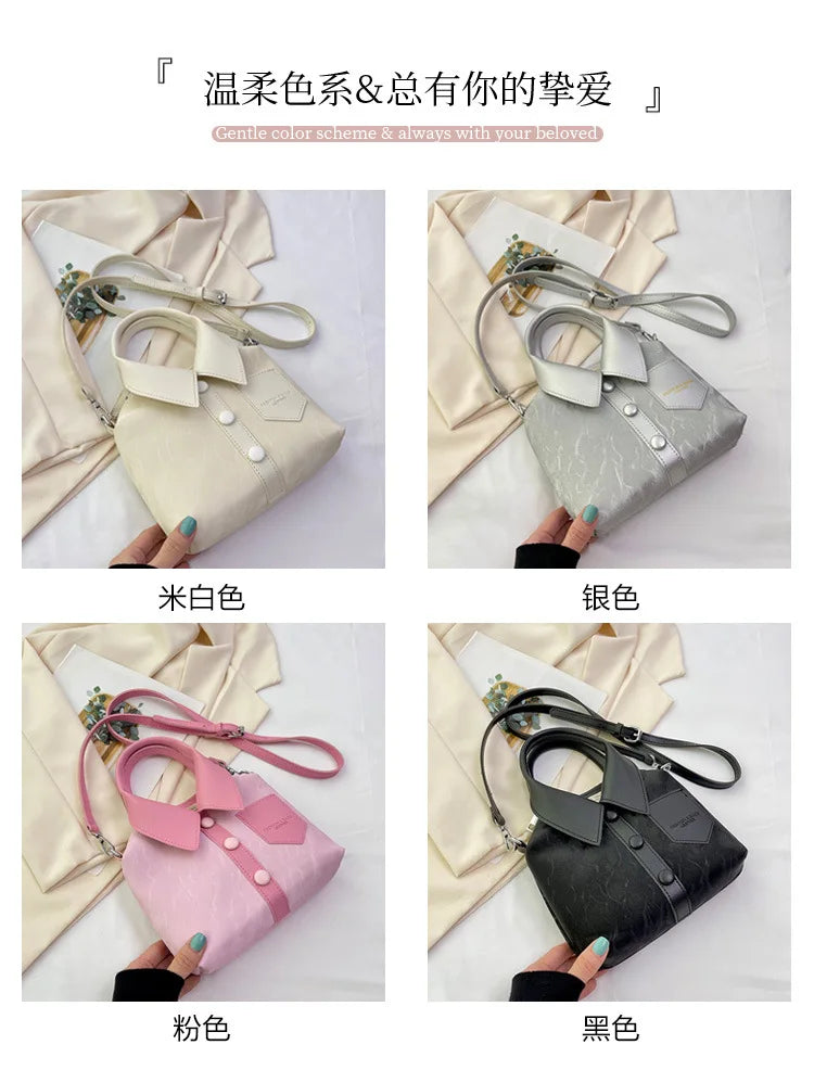 Tote Bag Hand Bags for Women 2024 Designer Handbag Shoulder Square Crossbody Korean Popular Youth Women's Fashion Original