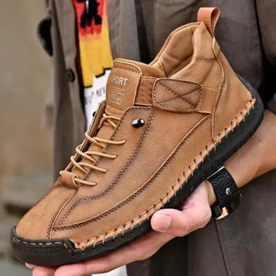 Men's Loafers Are Comfortable Easy To Wear High-quality Design Fashionable Lace Up Shoes Outdoor Walking Casual Fashion Shoes