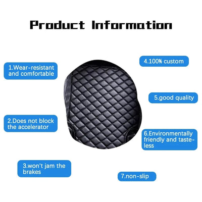 Car Mats For SEAT Alhambra MK2 7N VW VW Sharan 2011~2020 Pad Carpets Set Leather Mat Auto Floor Rugs Car Accessories