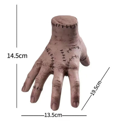 Halloween Horror Wednesday Thing Hand Toy From Addams Family Latex Figurine Home Decor Desktop Craft Holiday Party Costume Prop