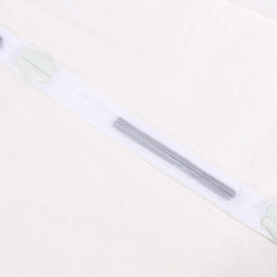 Heavy Duty Magnetic Screen Door Mesh Curtain Mosquito Net Bug Hands Free Partition Mute Striped Door Curtain Bedroom Ventilation