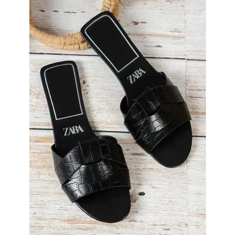 Designer Woman Flat Slippers Luxury Designer Sandals Casual Bottom Slippers Summer Women Sandals New Shoes for Women