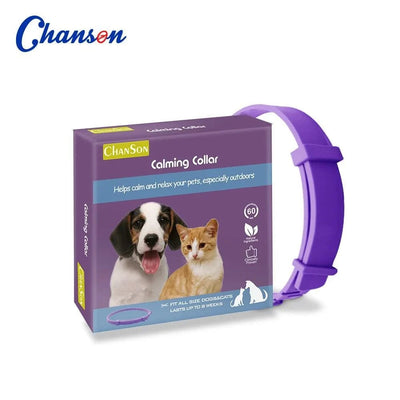 Pet Calming Collar For Cats Dogs Adjustable Anxiety Pheromone Reducing Pet Collar Lasting Natural Calm Relax Soothing Collars