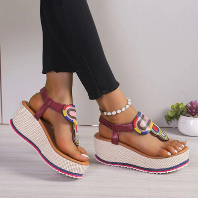 Women Sandal 2024 New Summer Fashion Shoes for Women Plus Size Open Toe Wedges Sandals Women Luxury Designer Platform Sandals