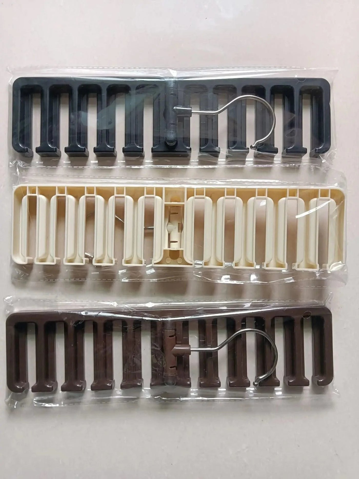 Tie Belt Hanger Wardrobe Closet Belts Scarf Hanging Organizer Rotating 10 Card Slots Storage Holder Rack Hook Bedroom Home Items