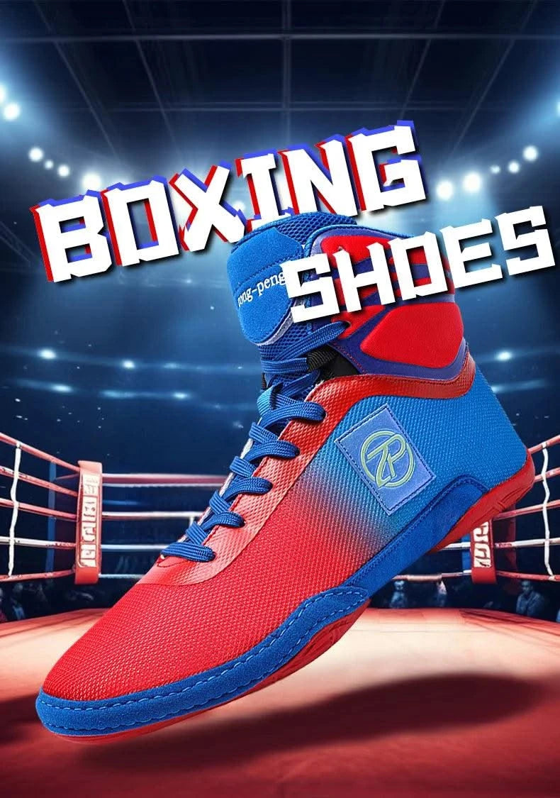 2024 New Wrestling Shoes for Men Non Slip Breathable Boxing Sneakers Wrestling Training Shoes Wear-Resisting Combat Sneakers