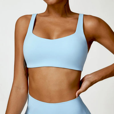 Women Underwear Sports Bras For Fitness Yoga Running Jogging Gym Wear Stretch Padded Sling Sport Top  Athletic Vest Yoga Bra