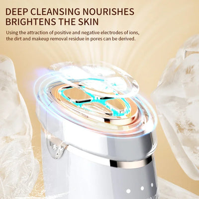 High Frefruquency RF Neck Face Beauty Device Anti-aging Remove Double Chin EMS Facial Lifting Warm Facial Massager