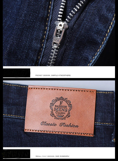 New Men Classic Jeans Jean Homme Pantalones Hombre Men Mannen Soft Black Biker Masculino Denim Overalls Mens Pants Size 30-40