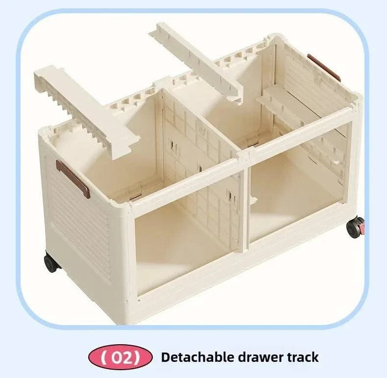 Home bedroom, children's storage cabinet, multi-layer snack cabinet, multifunctional large capacity dust-proof storage box