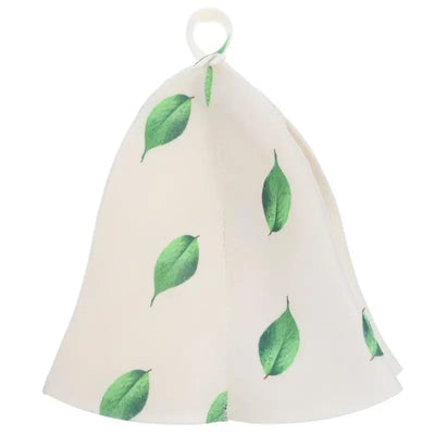 Sauna Hat Felt Bath Cap Reusable Shower Hat Breathable Bathroom Caps Sauna Room Household Bathing Hair Cover Gray White Six