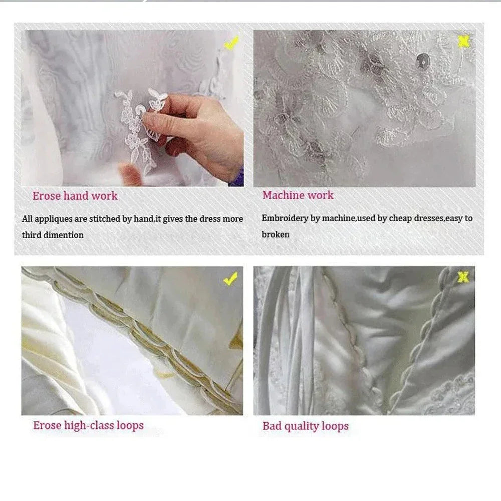 Luxury Evening Dresses Women High Quality Floor Length Sweep Train Long Sleeves Prom Party Square Collar Banquet Gowns Classic