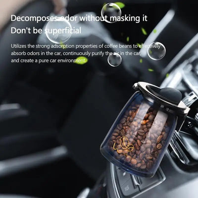 Car Air Diffusers Solid Coffee Mellow auto Aromatherapy Fragrance Diffuser Decorative Air Vent Clip Easy Installation