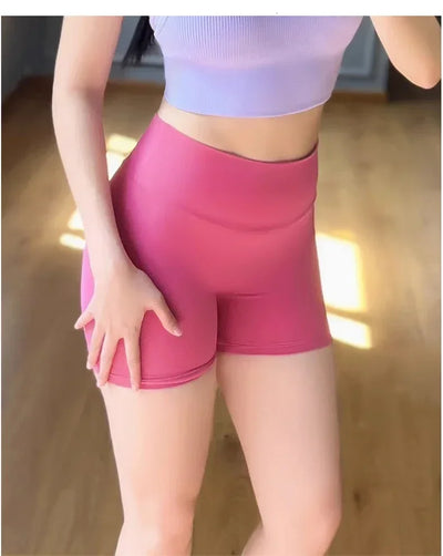 Women's Sports Yoga Shorts with High Waist, Hip Lift, Running, Cycling, 3-point Shorts, Quick Drying Women's Yoga Short🩳👍️