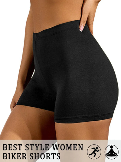 Biker Shorts For Women Super Soft No See Through Workout Yoga Running Cycling Push Up Gym Fitness Shorts Women's Activewear