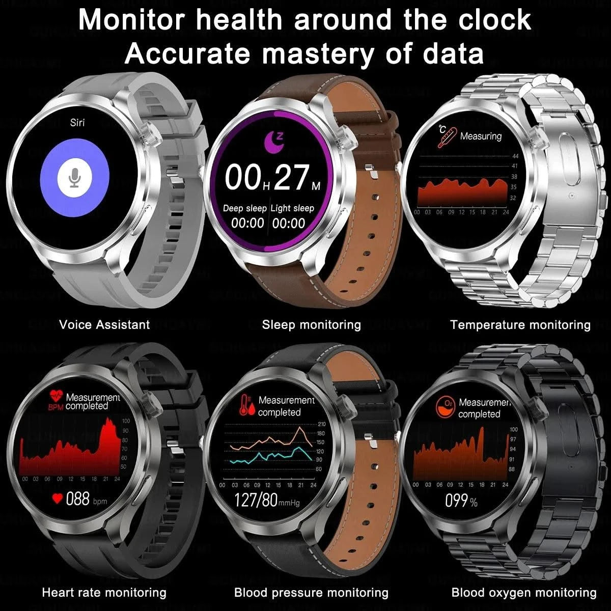 2025 New For HUAWEI High-end Sports Smart Bracelet Men GPS NFC 1.85 AMOLED Screen Compass Waterproof Bluetooth Call Smartwatches