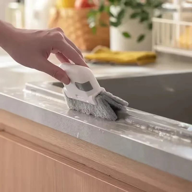 Window Cleaning Brush Windowsill Groove Deadend Cabinet Crevice Brush Removable Household Multifunctional Cleaning Tools