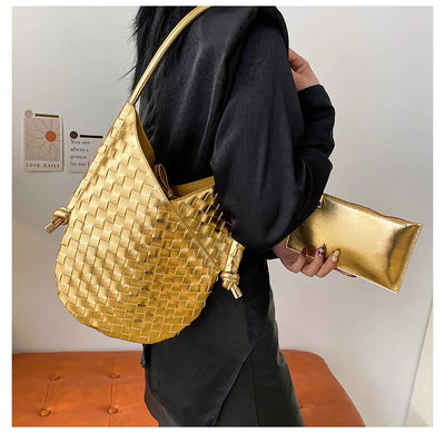 Famous Designer Women's Handbag With Convertible Shoulder Strap Leather Luxury Brand Elegant Spacious