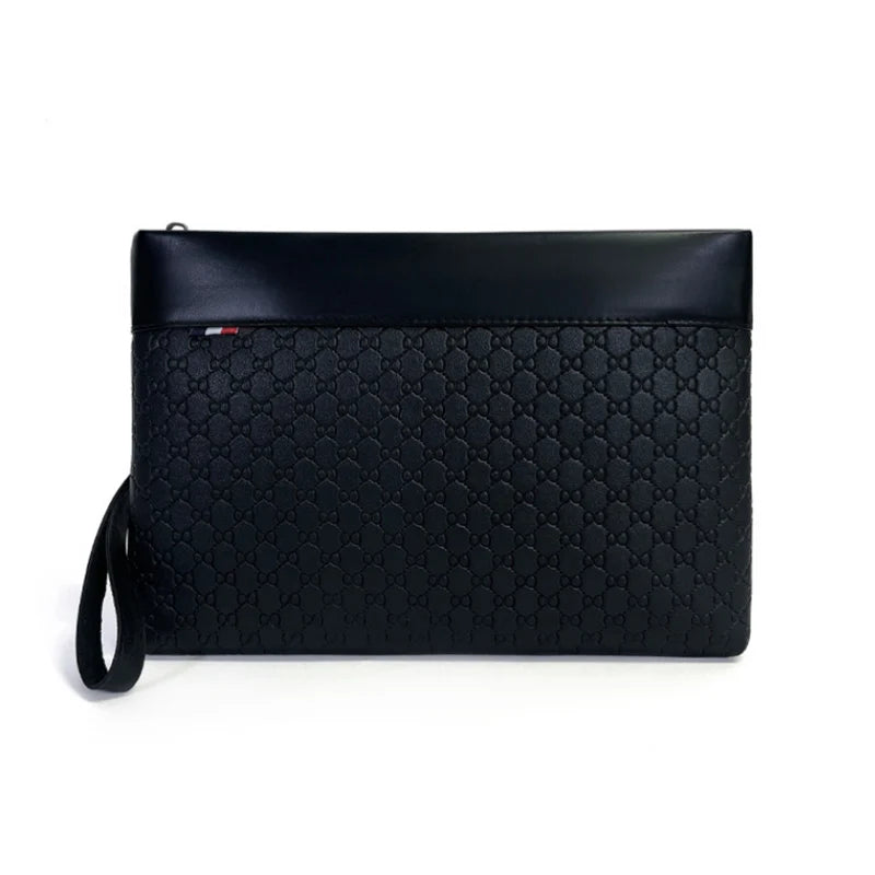 Designer Business Bag Leather Men Clutch Bag Fashion Sling pack Unisex Handbag Travel Passport certificate Card pack Phone Purse