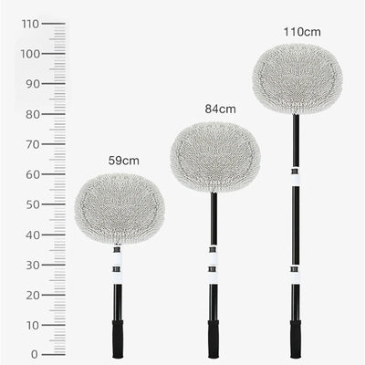 2022 New 15 Degree Bend Car Cleaning Brush Car Wash Brush Chenille Broom Telescoping Long Handle Cleaning Mop Cleaning Tools