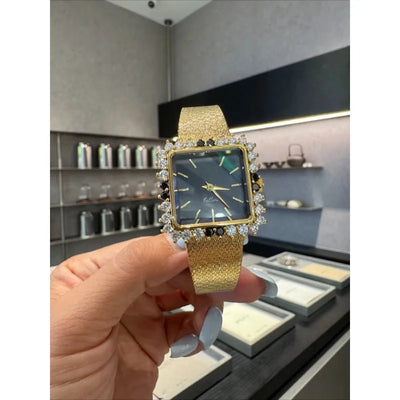 High-end boutique women's luxury diamond watch with imported mechanical movement