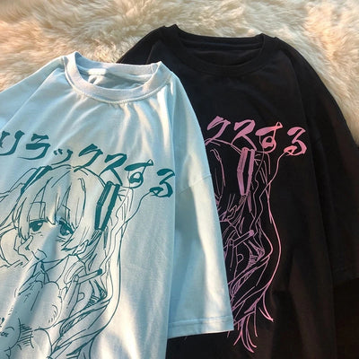 Oversized T-shirt Women Female T-shirt Dark Skull Bones Heart and Lung Print Short Sleeve Streetwear Harajuku Top Woman Clothes