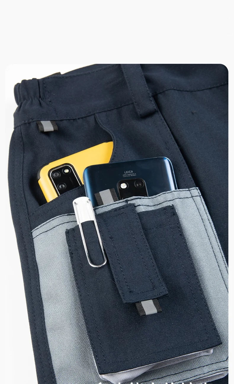 Work Trousers Working Pants For Men Cargo Pants Men Workwear Multi-pocket Outdoor Hiking Joggers Pants Functional Pockets Pants