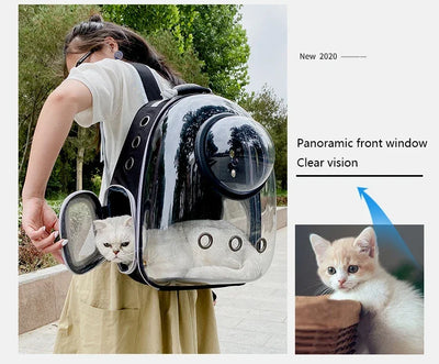 Cat Carrier, Pet Carrier, Breathable Pet Backpack for Cats and Dogs, Cat Carrier for Carrying Cats Outdoors