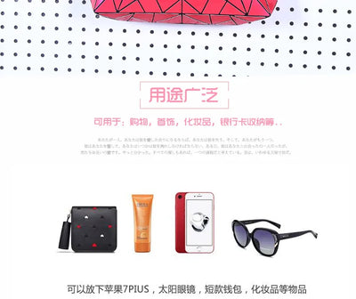 Fashion Luxury bag Women Top-Handle Bag New Designer Famous Brand Lady Shoulder Bag Bright Geometry Female Handbags Totes