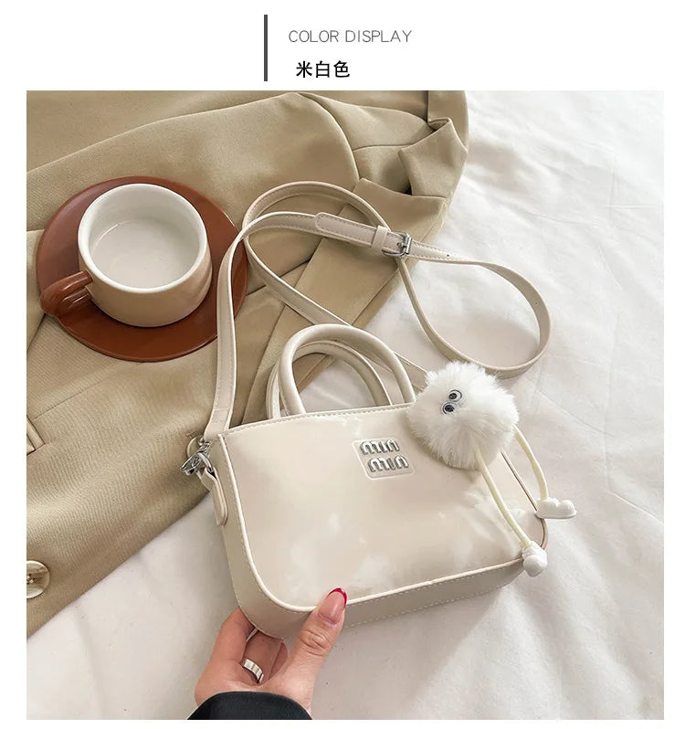 2025 New Women's Luxury Handbag Designer Small Square Purse Fashion Top Handle Crossbody Bag Elegant Shoulder Bag Trendy Clutch