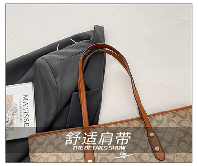Elegant Ladies Leather Handbag Classics Women's Designer Luxury Zipper Shoulder Bag With Designer Letter Logo
