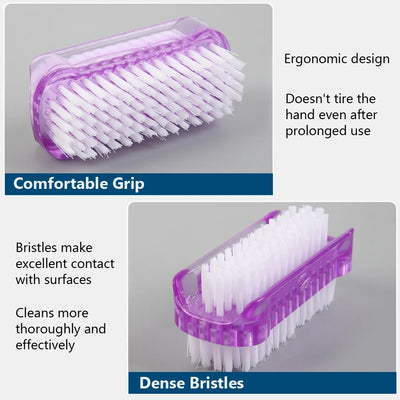 Double-Sided Cleaning Brush, Kitchen Bathroom Floor Toilet Cleaning Brush, Washing Brush Household Tool