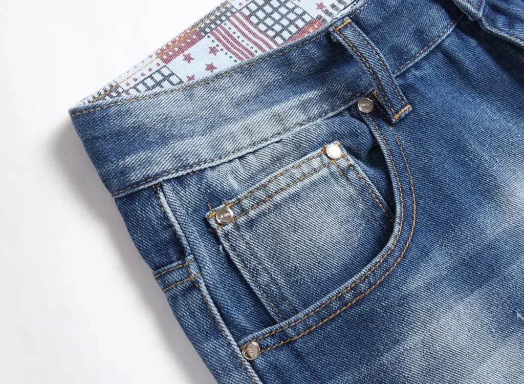 2023 Summer New Mens Ripped Short Jeans Brand Clothing Bermuda Cotton Shorts Men Thin Breathable Casual Denim Shorts