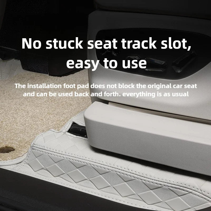 For DENZA N9 Car Floor Mats Double Layers Full Surrounded Auto Carpets Foot Liners Car Accessories Special for Six Seats