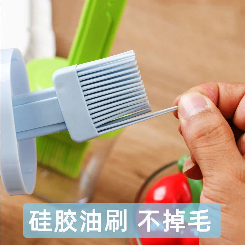 BBQ Brush Barbecue Cleaning Nylon/Silicone Brush Baking Bread Cooking Oil Cream Tools Multipurpose Kitchen Utensil Tool