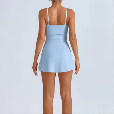 Golf Tennis Dress with Pad Sports Set Yoga for Women Workout Pickleball Clothing Badminton Skorts Activewear