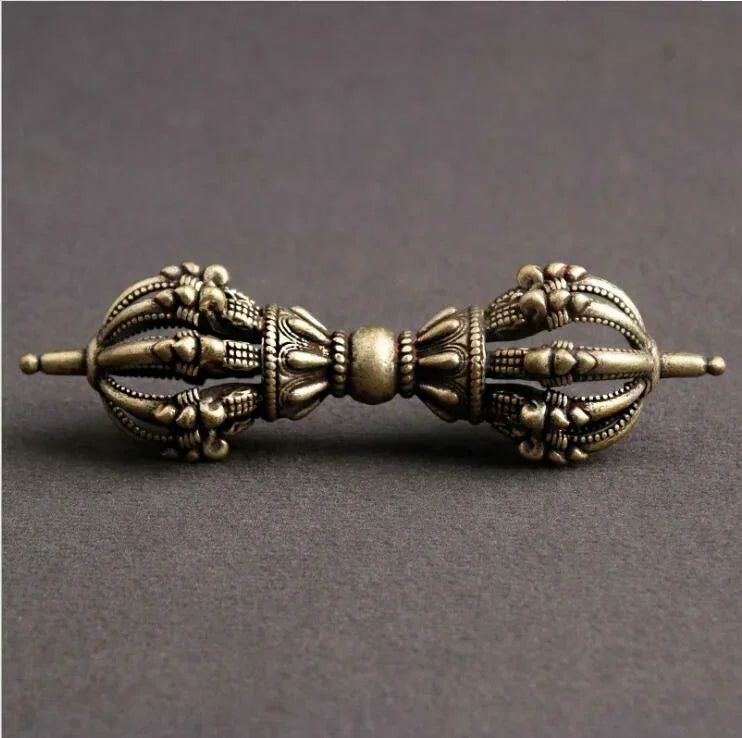 Old Tibet Tantra Buddhism Tibetan Silver Dorje Phurpa Pestle Vajra Exorcism FaQi