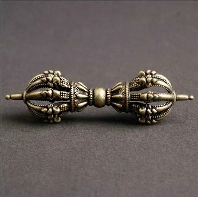 Old Tibet Tantra Buddhism Tibetan Silver Dorje Phurpa Pestle Vajra Exorcism FaQi