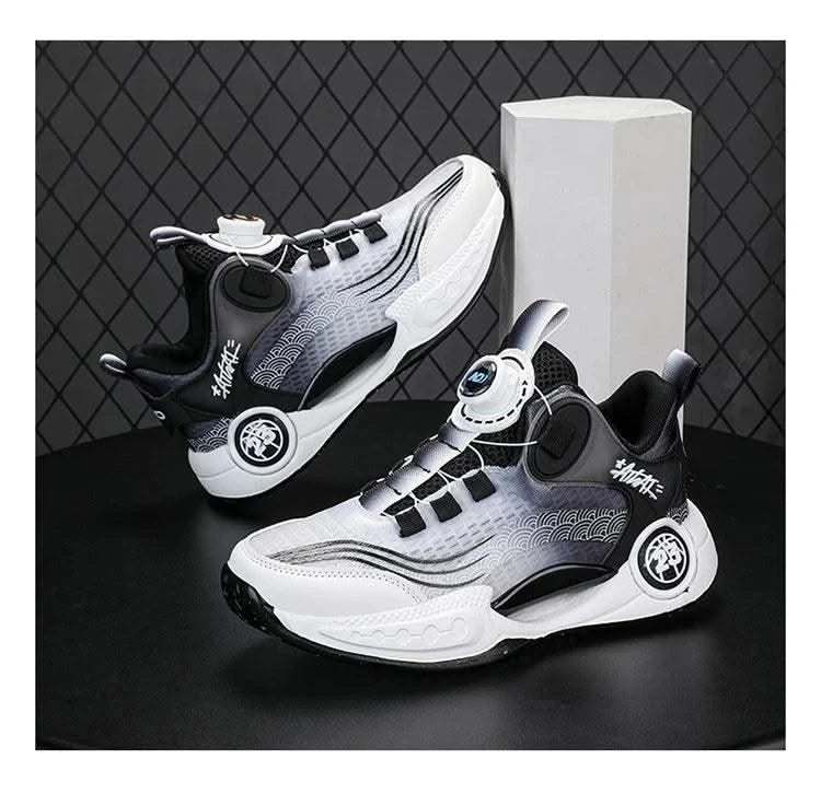 Children Basketball Shoes Boys Sneaker 2025 New Luxury Tennis Shoes 4 To 12 Years Breathable Non-slipp Sports Shoes for Boy