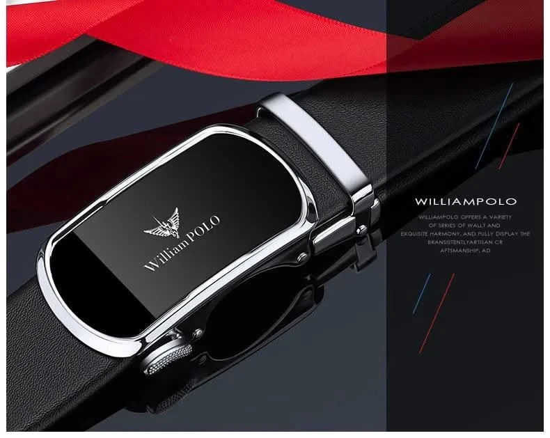 Automatic Buckle Belt  Business Casual Dress Belts Gift for Men
