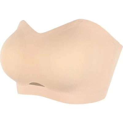 Strapless Bras for Women Lift Bra Wire-Free Anti-Slip Invisible Push Up Seamless Detachable Straps Bandeau